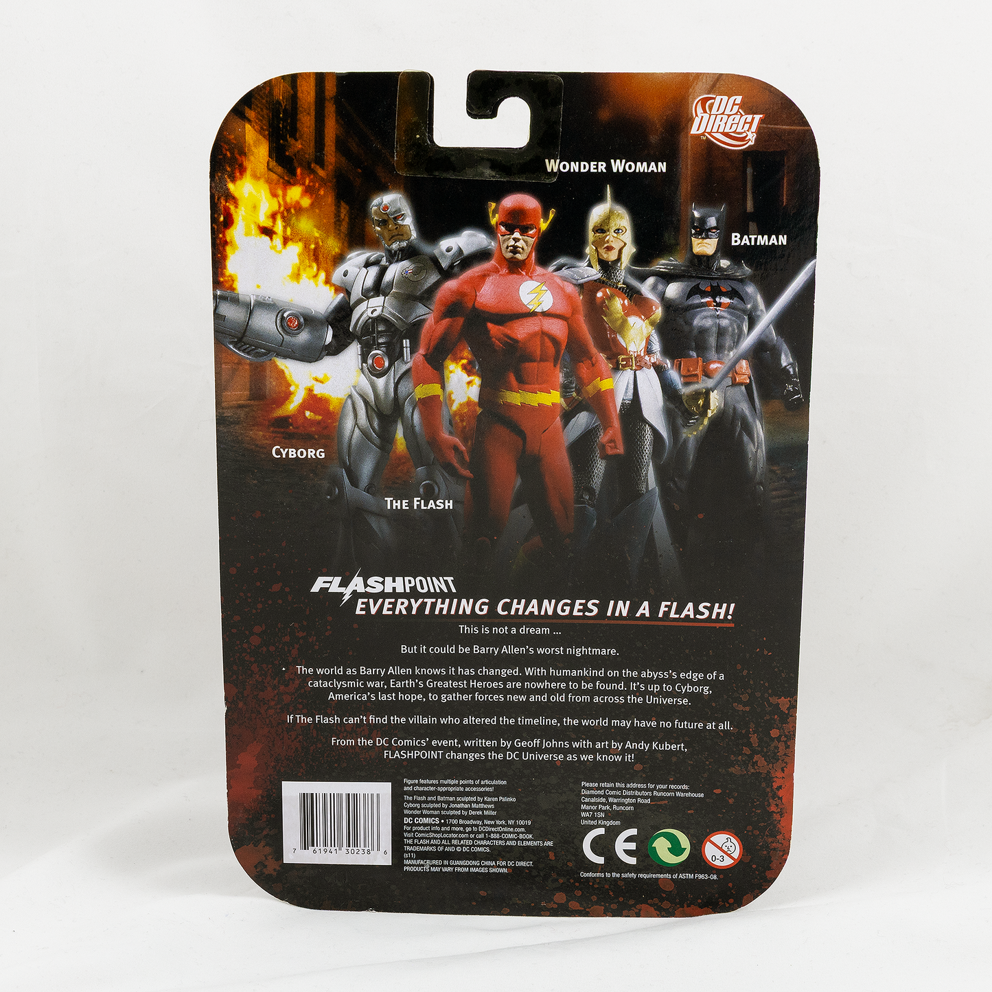 DC Direct Flashpoint The Flash 2011 MOC Action Figure Series 1