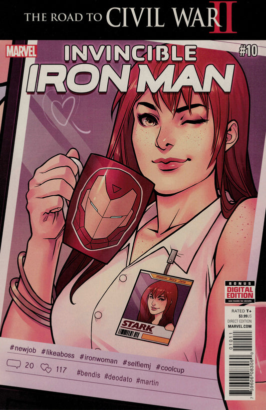 Invincible Iron Man #10 The Road to Civil War II