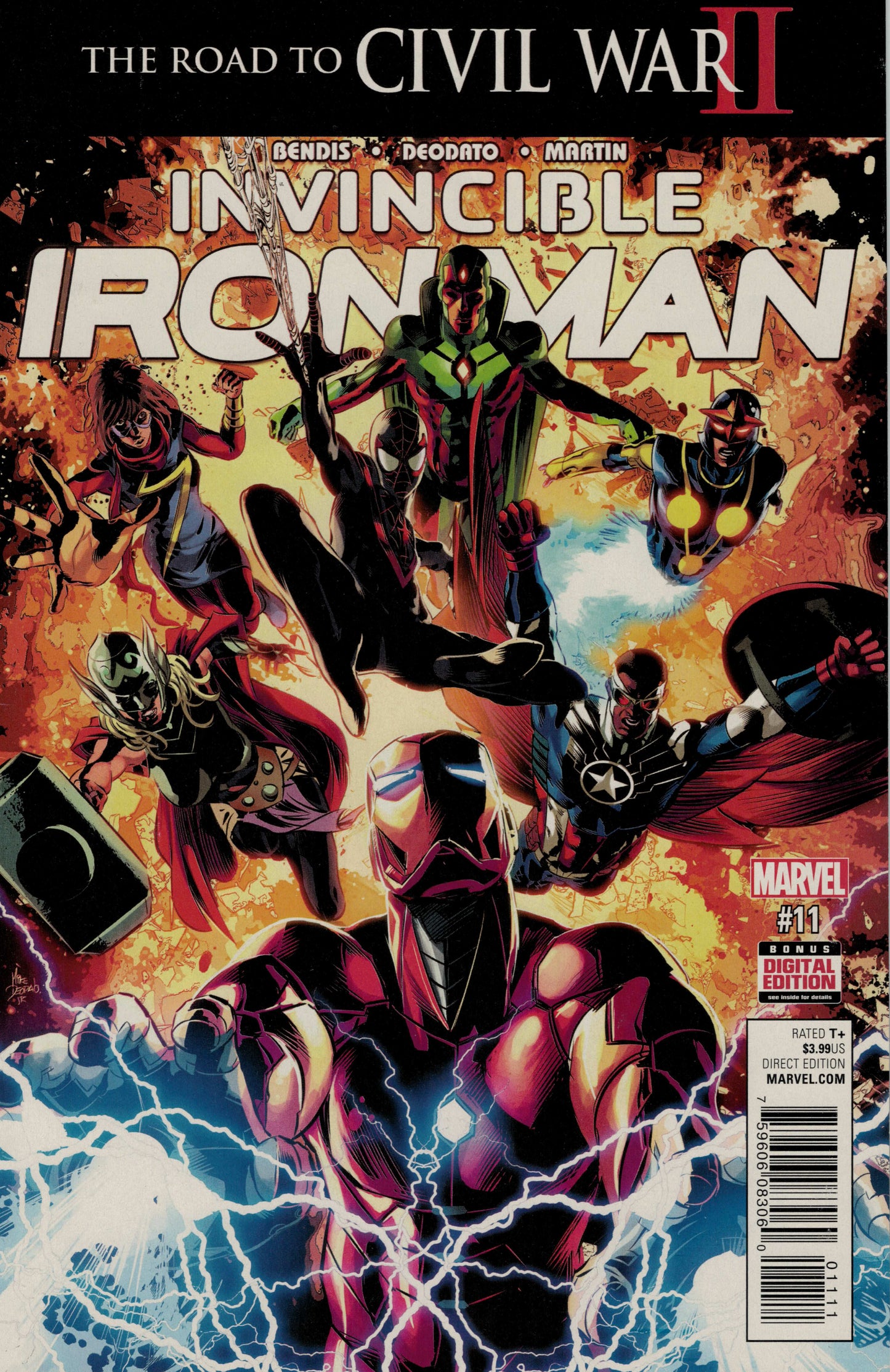 Invincible Iron Man #11 The Road to Civil War II